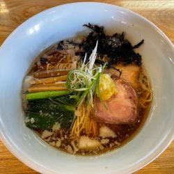 生姜醤油そば　￥１１００