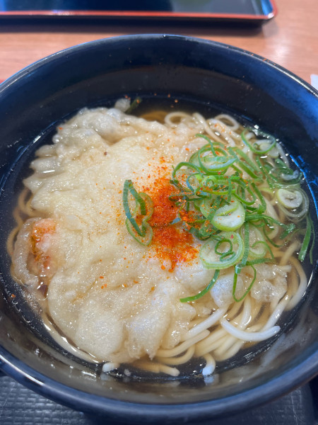 「天ぷらそば（500）」@マネキダイニング 別所PA下り店の写真