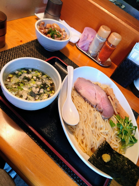 「煮干しつけそば」@寛～くつろぎ～の写真