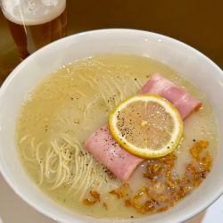 塩ミルク拉麺＋生ビール