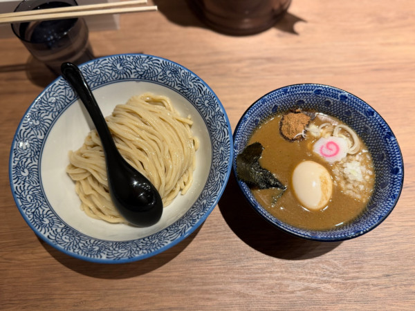 「味玉つけめん並盛(200g) 1150円」@狼煙 川越店の写真
