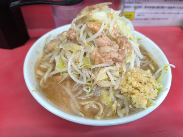 「小ラーメン＋しょうが」@ラーメン二郎 環七一之江店の写真