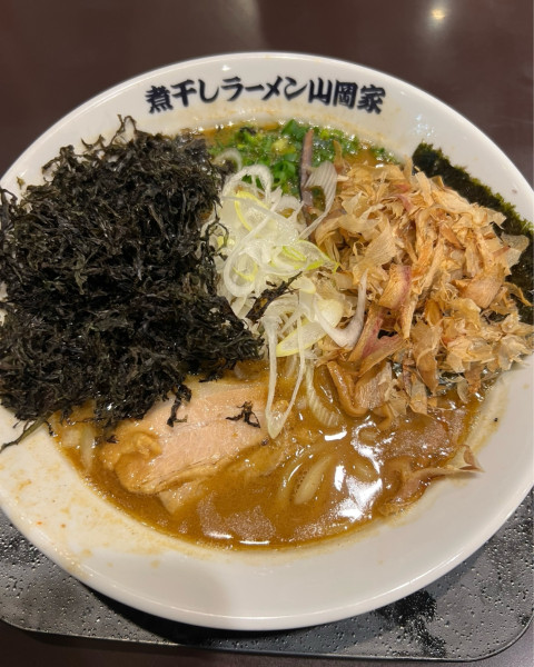 「煮干し味噌ラーメン（限定）」@煮干しラーメン山岡家 荒川沖店の写真
