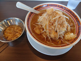 「【限定】ミニ味噌ラーメン」@顎で喰らえ ラウンドワン草加店の写真