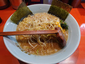 「味噌ネギラーメン 中盛」@ラーメンショップ椿 春日部南桜井店の写真