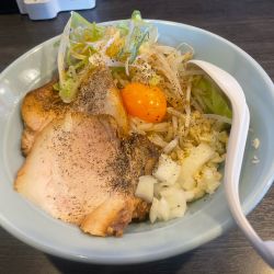 汁なしMAX(麺半分)¥1,200