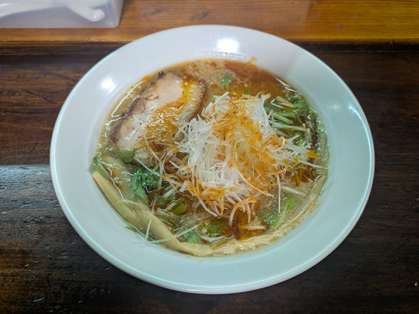 「辛いラーメン（大盛り）730+130円」@手打ち麺処 たま屋の写真