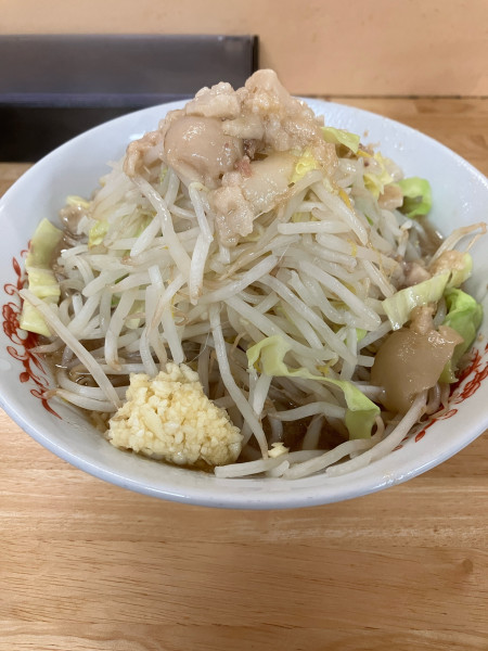 「小　少なめ　ブタ1枚　1000円」@ラーメン 登良治郎の写真