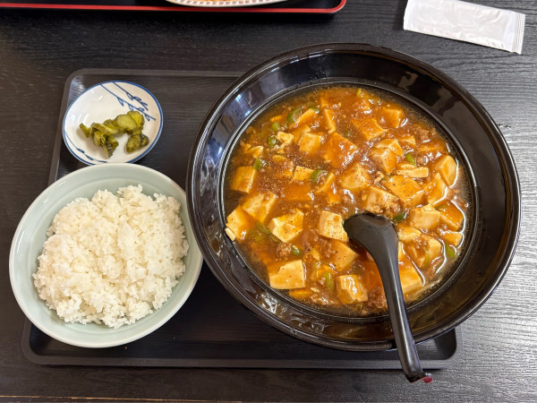 「麻婆ラーメン＋ライス」@中華料理 昇龍の写真